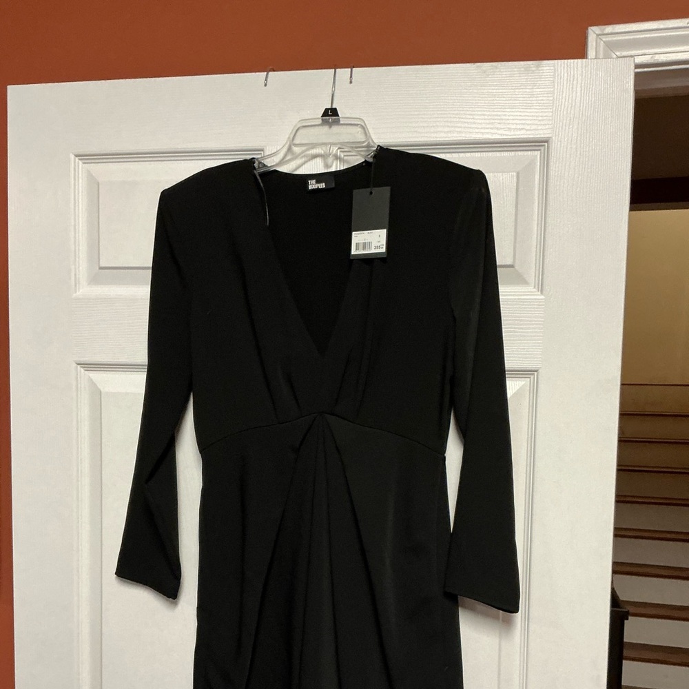 Elegant Black Long Sleeve Dress size 3 (French sizing)